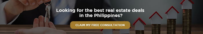 Text that says: Looking for the best real estate deals in the Philippines?
Claim my free consultation.